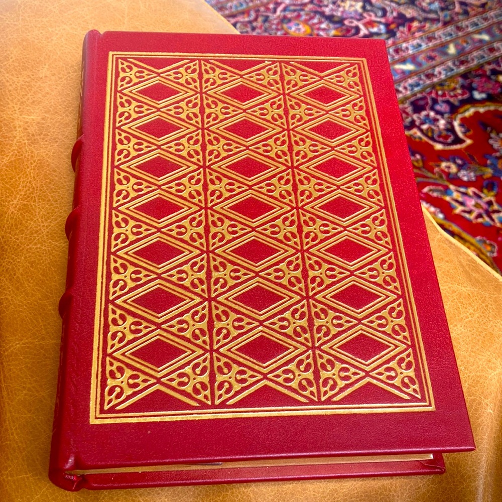 Franklin library leather 1978 Honore’ de Balzac Droll Stories. Rust & Gold